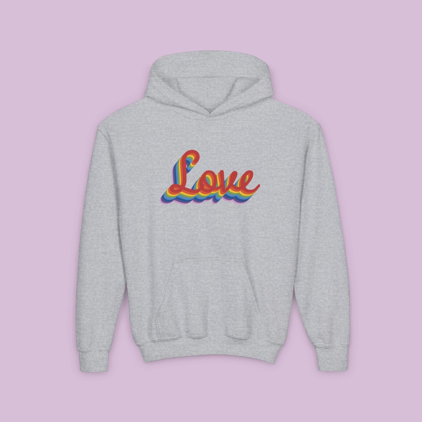 Rainbow Love Youth Hoodie