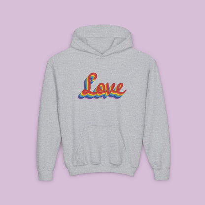 Rainbow Love Youth Hoodie