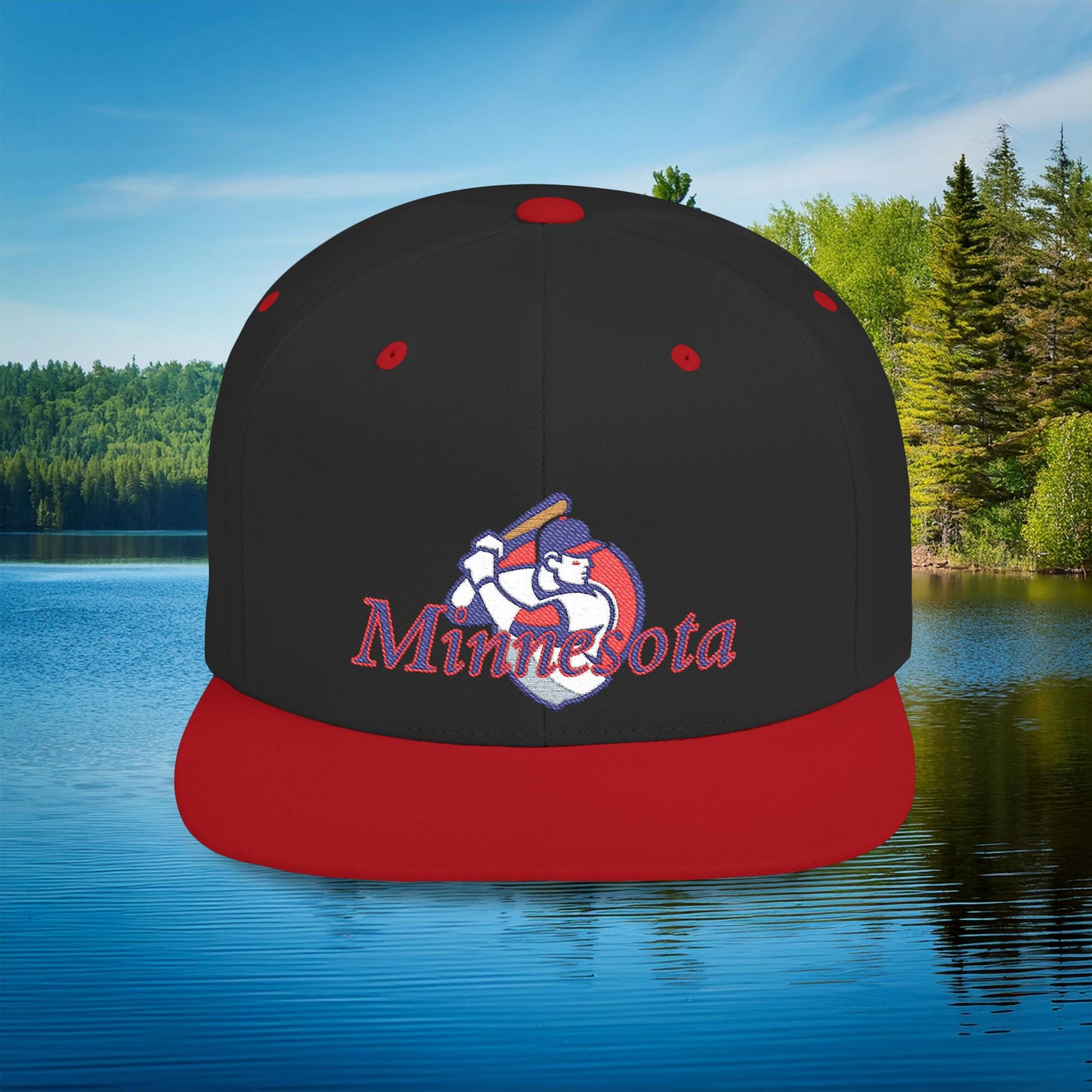 Minnesota Baseball Flat Bill Snapback