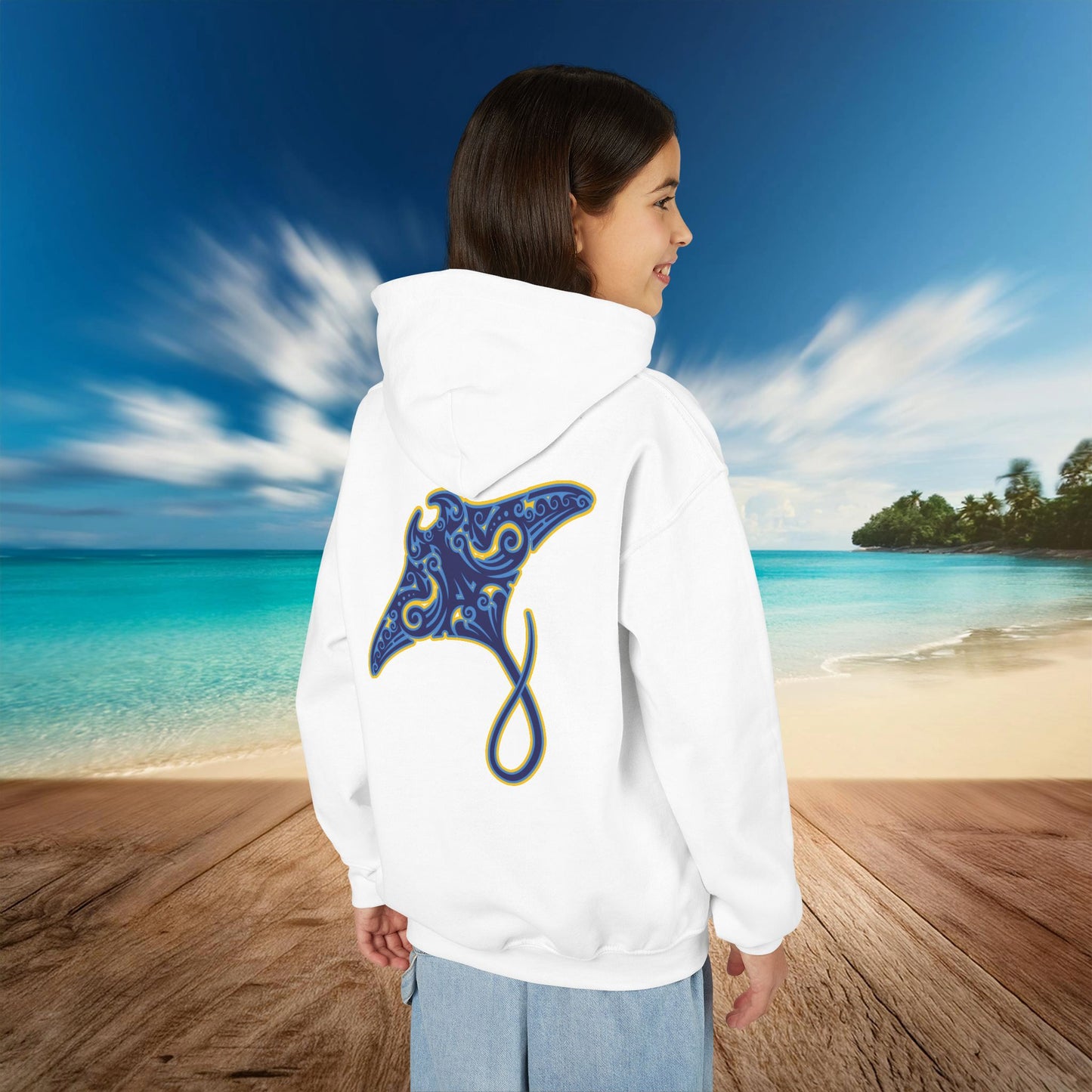 Manta Ray Youth Hoodie