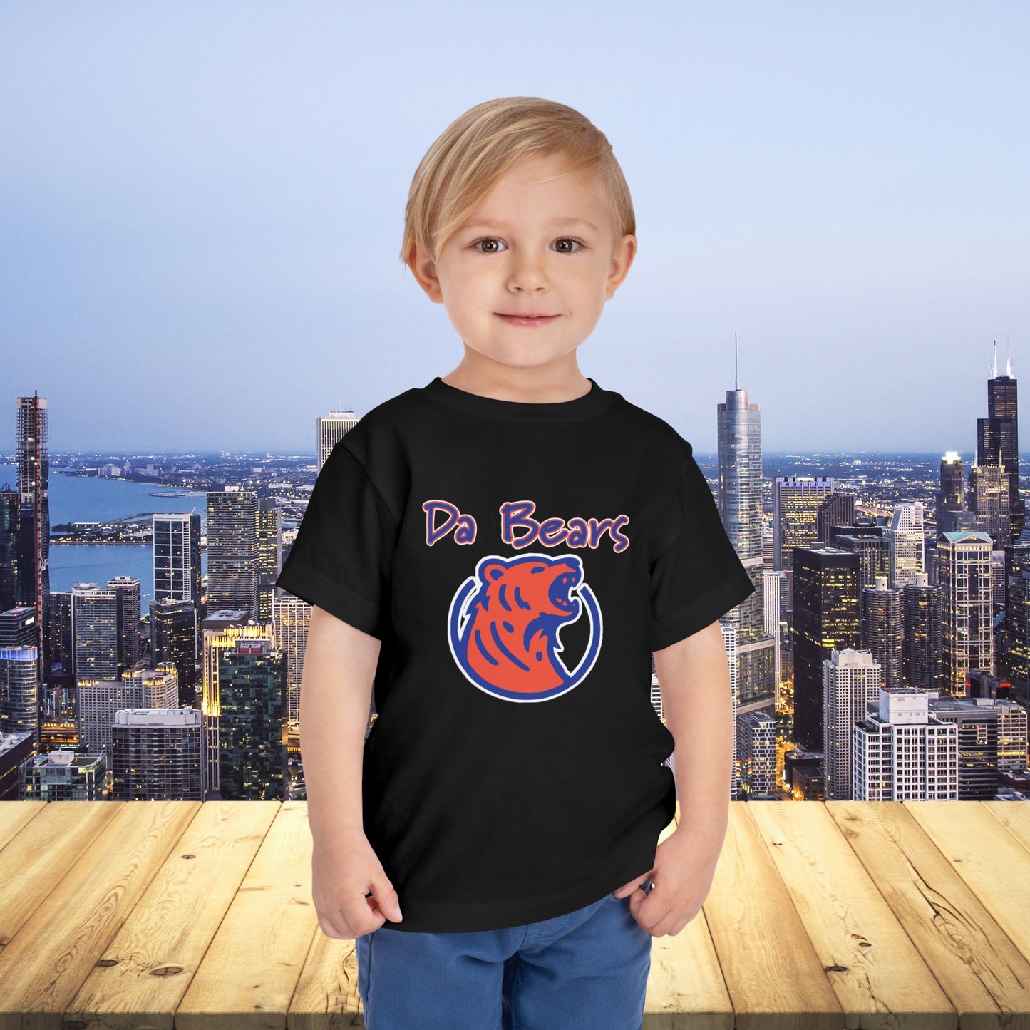 Da Bears Logo Toddler Tee
