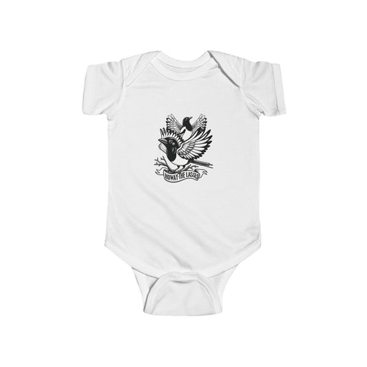 Newcastle United Howay The Lasses B&W (Twin Mags) Infant Bodysuit