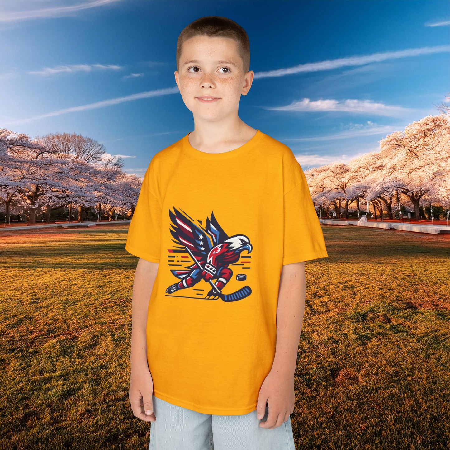 Washington Hockey Eagle Kids Tee