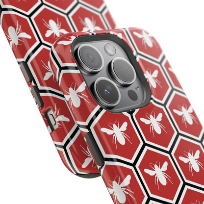 Honeycomb Bee Impact-Resistant Phone Case