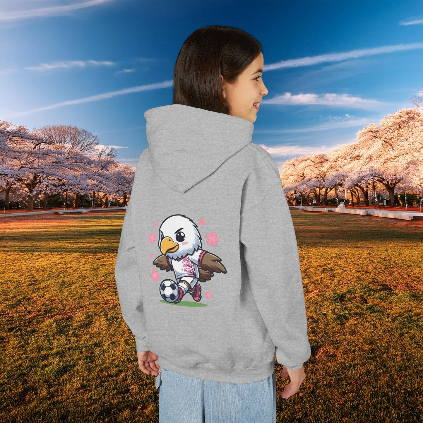 DC United Cherry Blossom Youth Hoodie