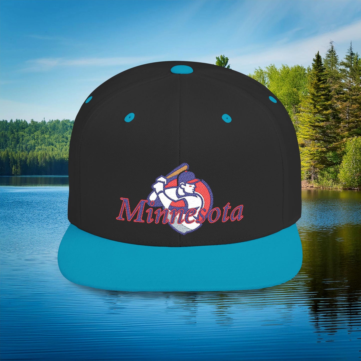 Minnesota Baseball Flat Bill Snapback
