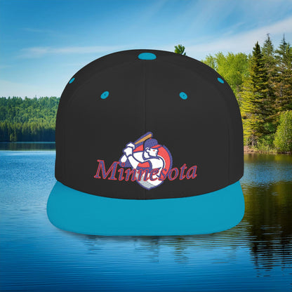Minnesota Baseball Flat Bill Snapback