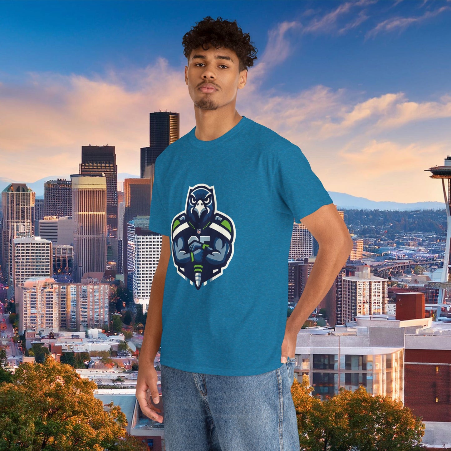 Seattle Football Player Tee
