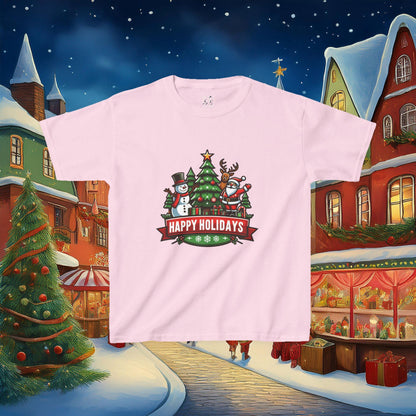 Happy Holidays Kids Tee