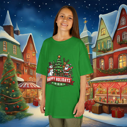 Happy Holidays Kids Tee