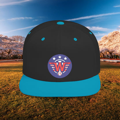 Nats Logo Flat Bill Snapback