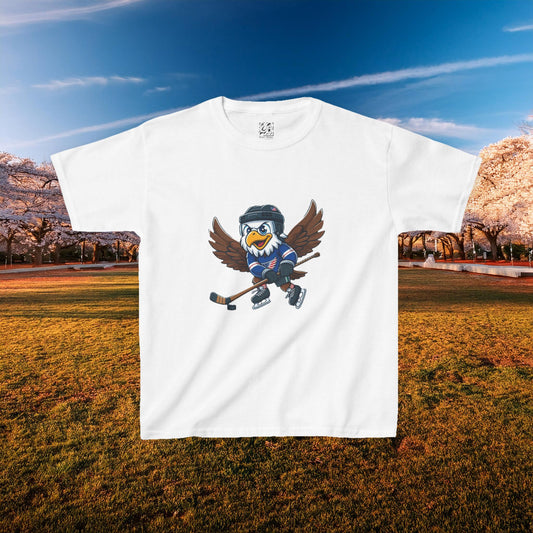 Washington Hockey Little Caps Kids Tee