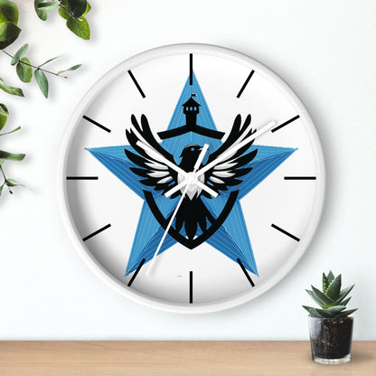 Blue Star Mags Wall Clock