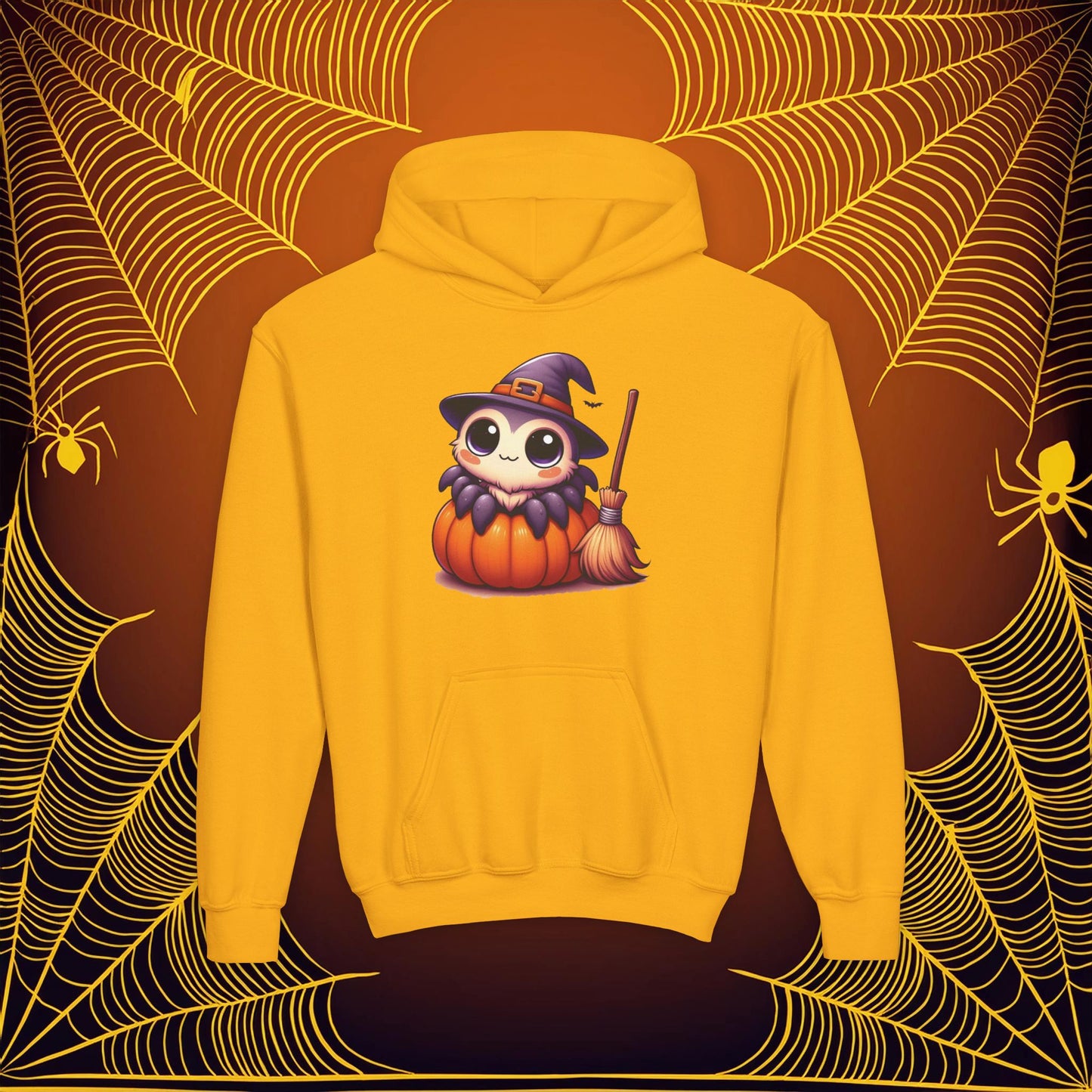 Halloween Spider Youth Hoodie