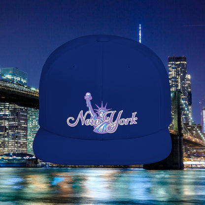 New York Statue of Liberty Flat Bill Snapback