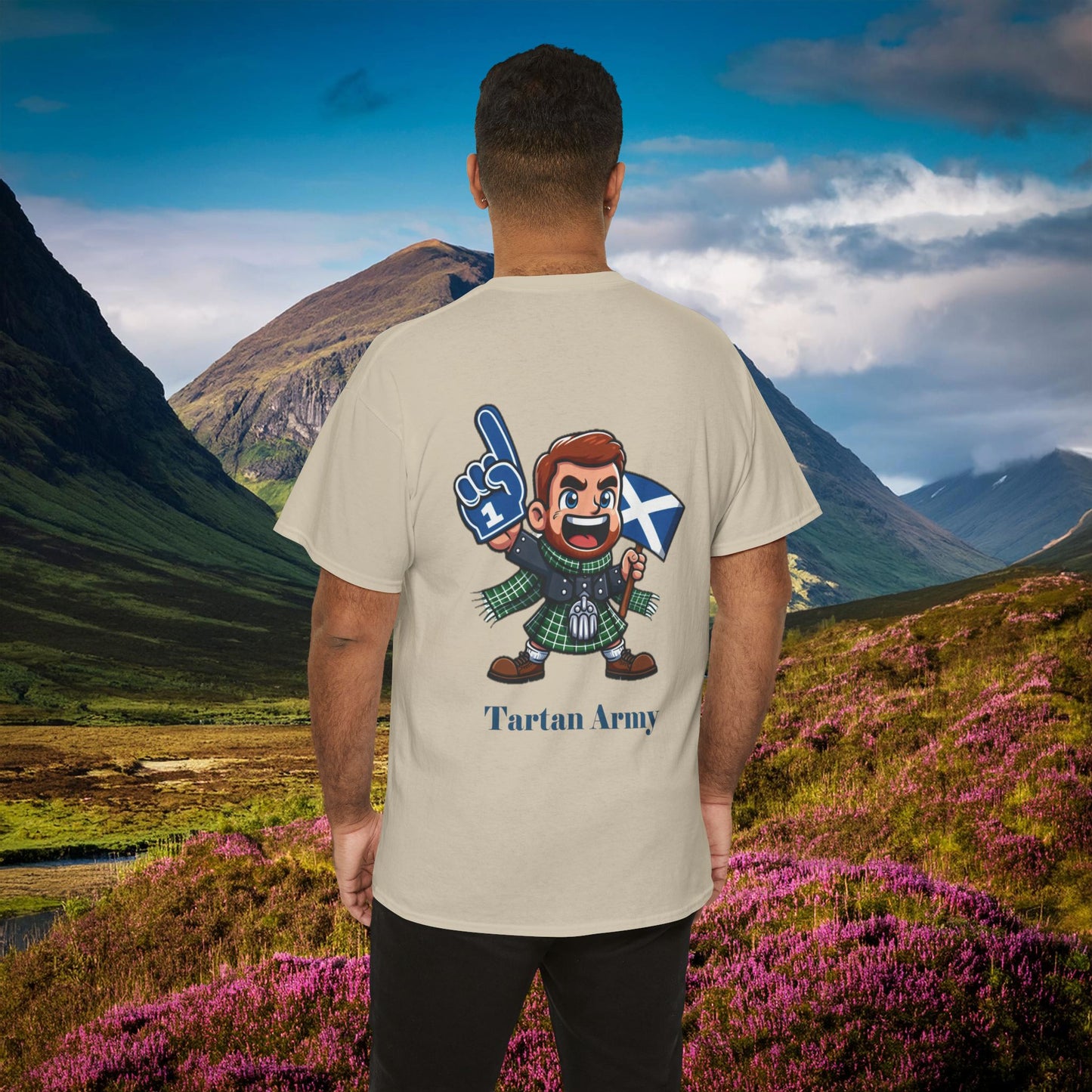 Scotland Tartan Army Tee