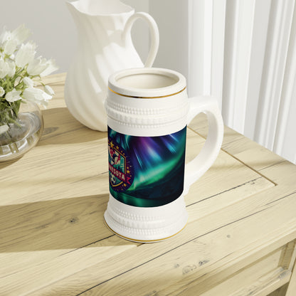 Minnesota United Northern Lights Crest Stein Mug