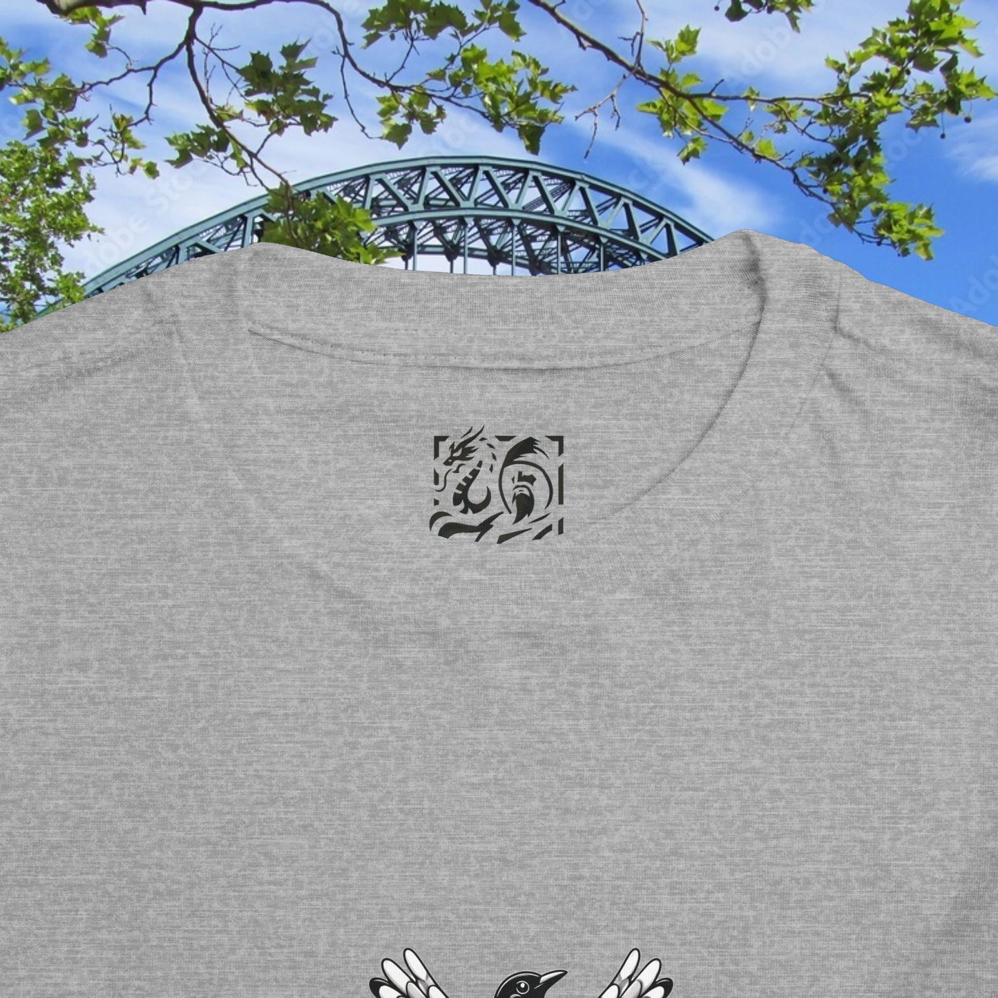Newcastle United Howay The Lasses B&W (Twin Mags) Toddler Tee