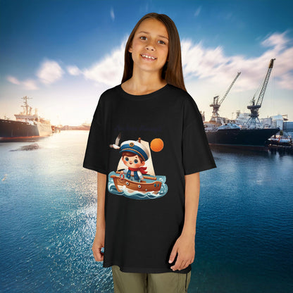 Navy Anchors Aweigh Kids Tee