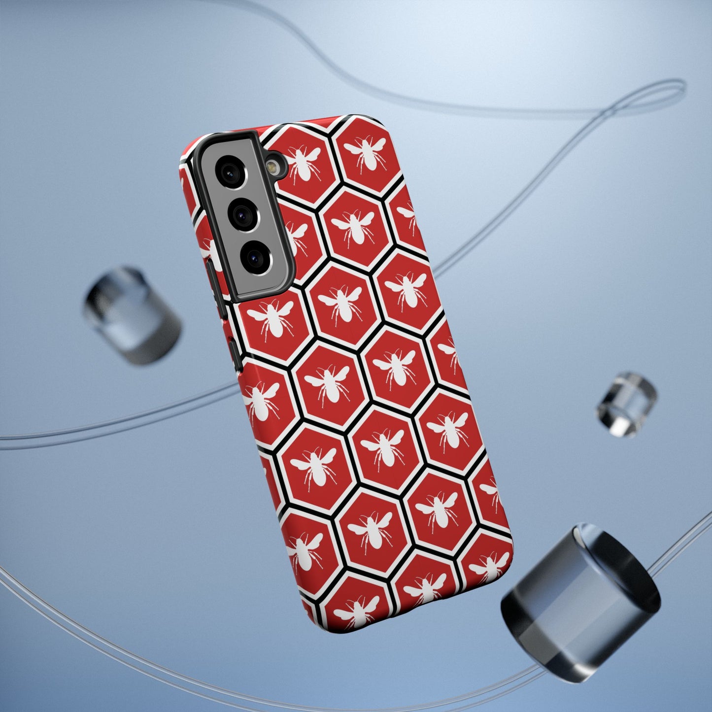 Honeycomb Bee Impact-Resistant Phone Case