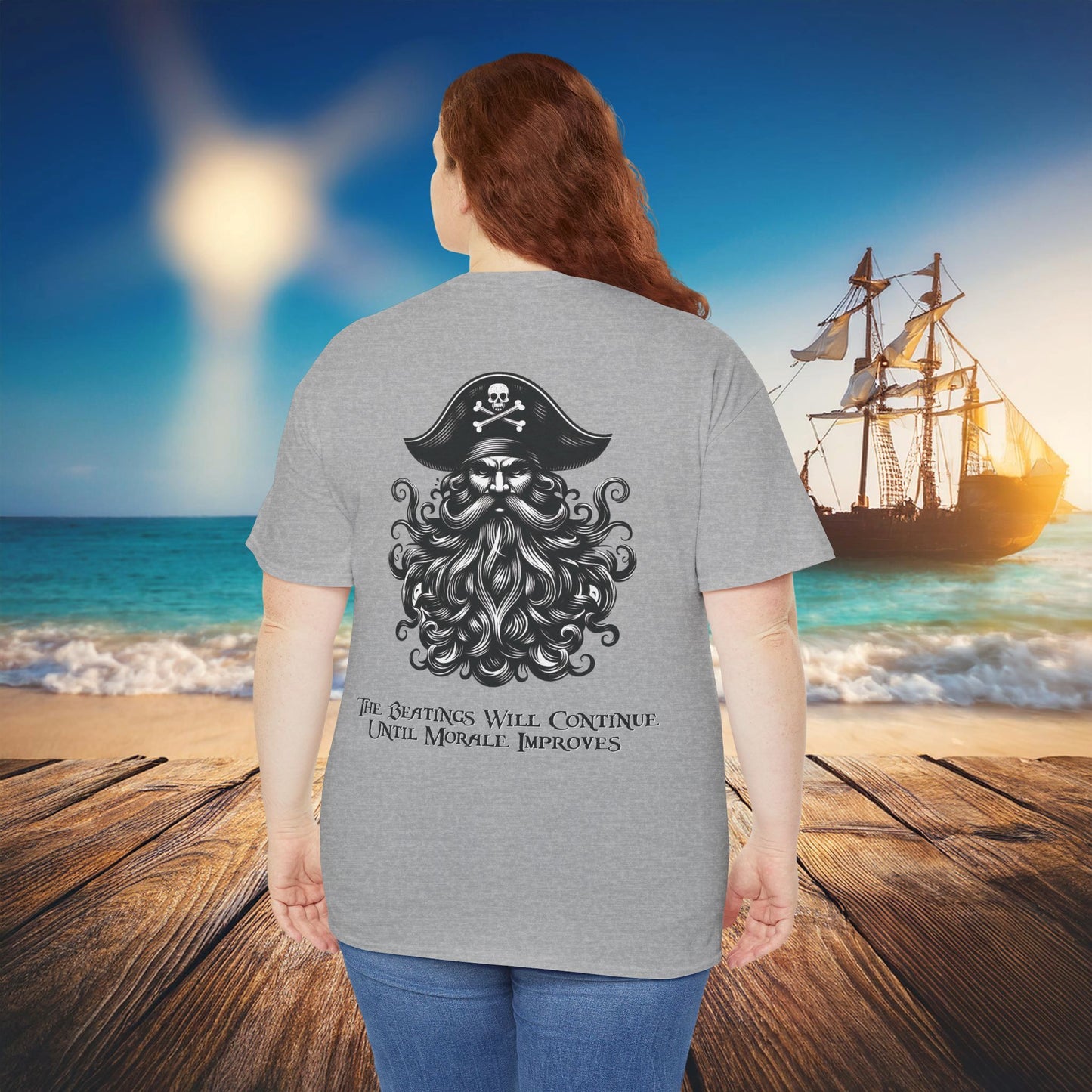 Pirate "Beatings Will Continue" Tee