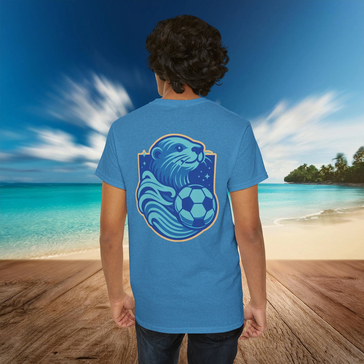 Sea Otter Soccer Logo Tee