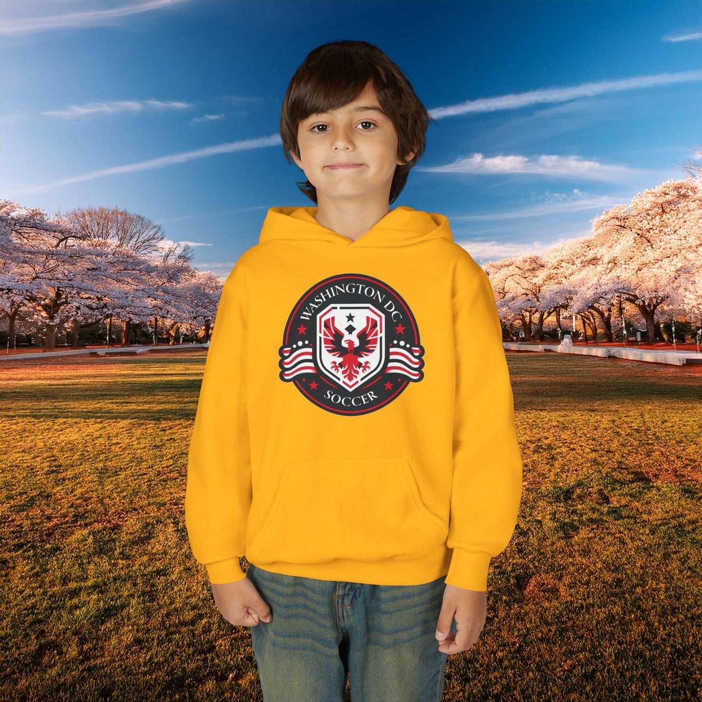 DC United Crest Youth Hoodie