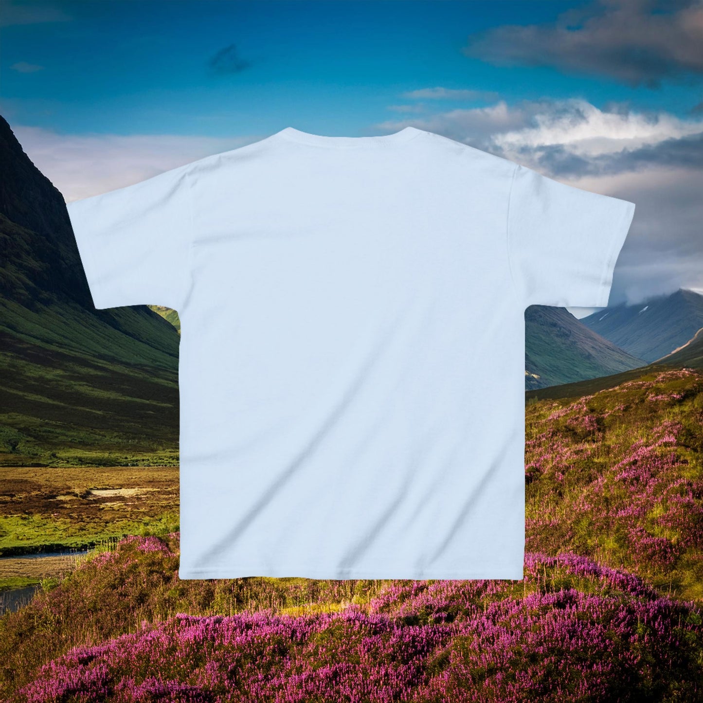 Scotland Piper Lassie Kids Tee