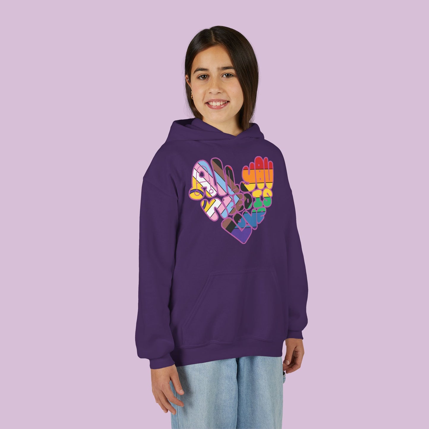 All You Need Is Love Youth Hoodie