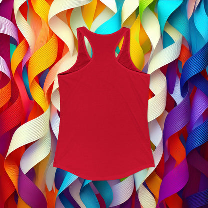 Rainbow Heart Women's Racerback Tank