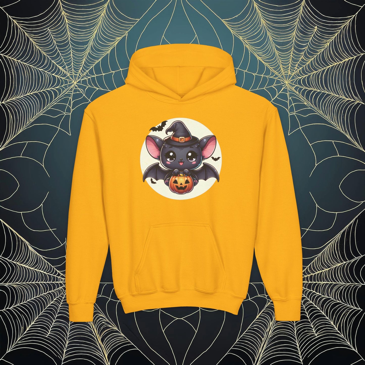 Trick or Treat Bat Youth Hoodie