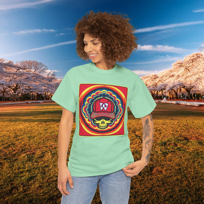 Psychedelic Funky W Skull Tee