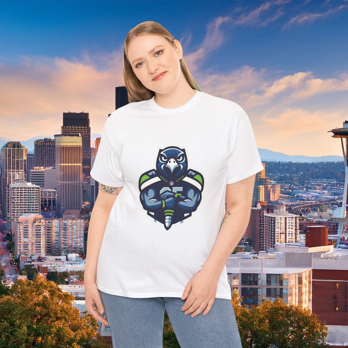 Seattle Football Player Tee