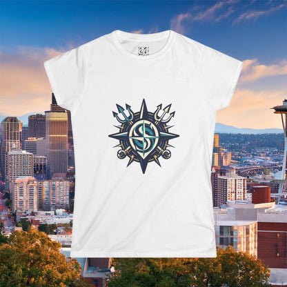Seattle Baseball Crest Women's Softstyle Tee