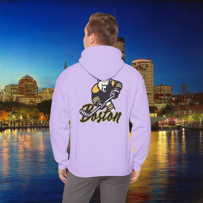 Boston Hockey Bear Hoodie