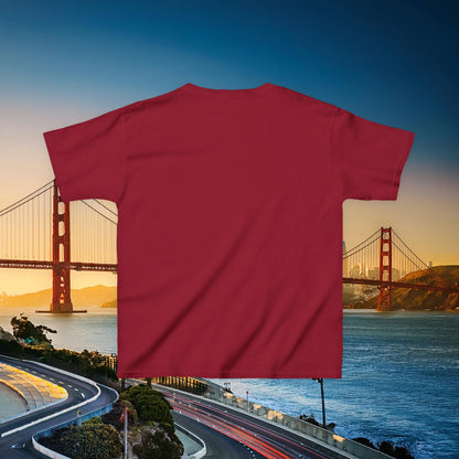 San Francisco Football Cartoon Miner Kids Tee