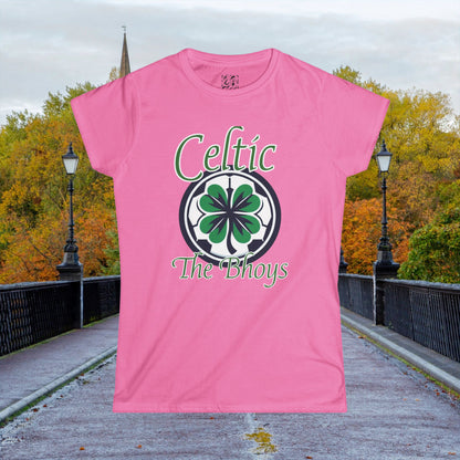 Celtic FC The Bhoys Logo Women's Softstyle Tee