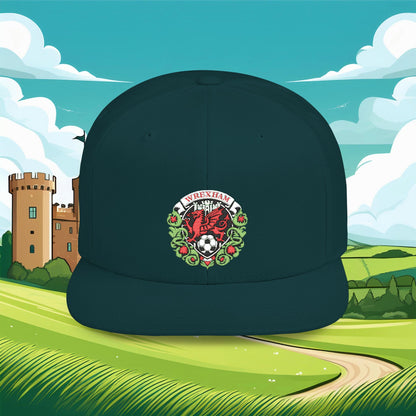 Wrexham Crest Flat Bill Snapback