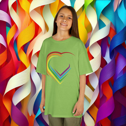 Rainbow Heart Kids Tee