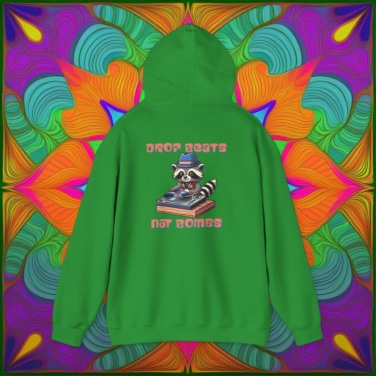 "Beats Not Bombs" Peace Hoodie