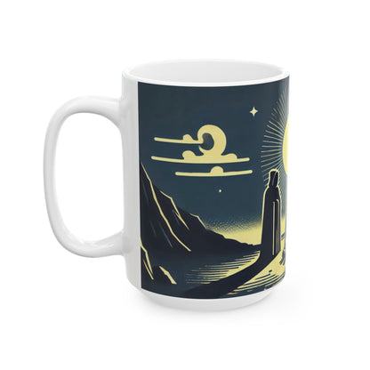 Midnight Circle Ceramic Mugs (11oz\15oz)