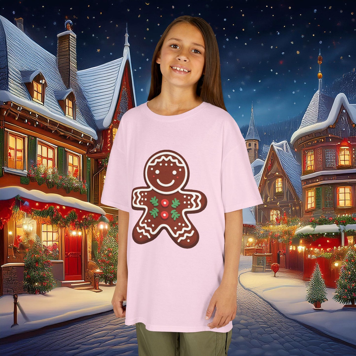 Gingerbread Man Kids Tee