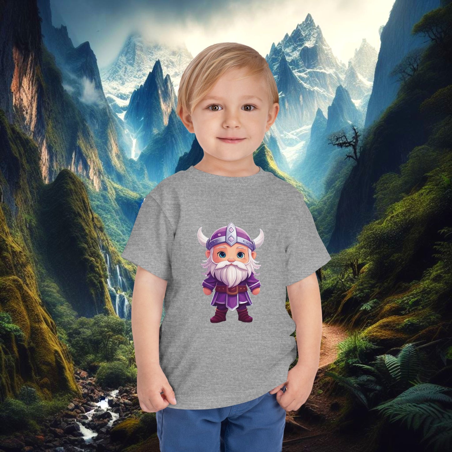 Purple Viking Toddler Tee