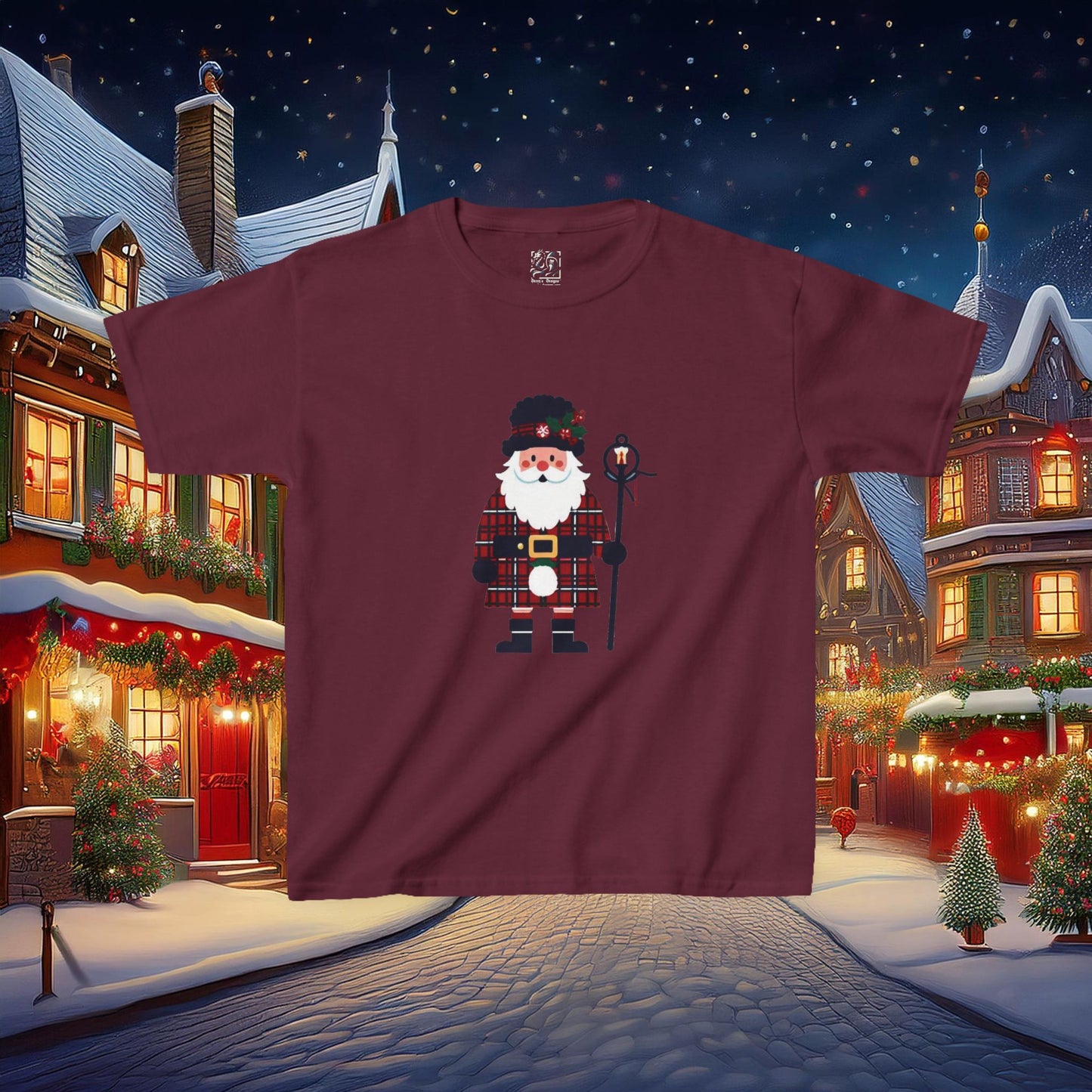 Victorian Santa Kids Tee