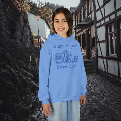 Support Local Street Cats Youth Hoodie