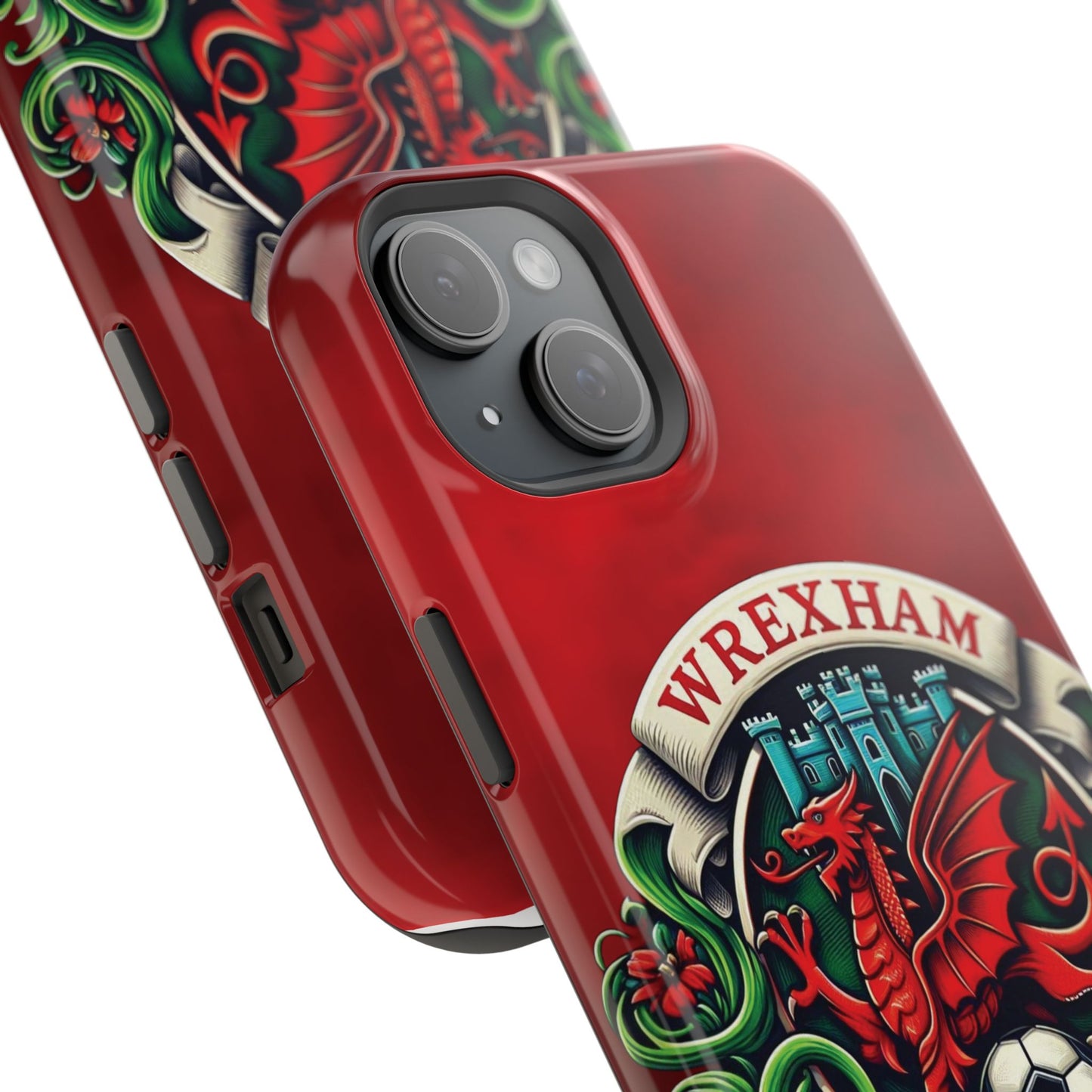 Wrexham Crest Impact-Resistant Cases