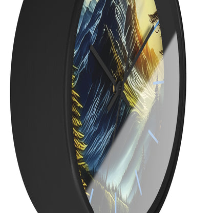 Mystic Mountains Wall Clock
