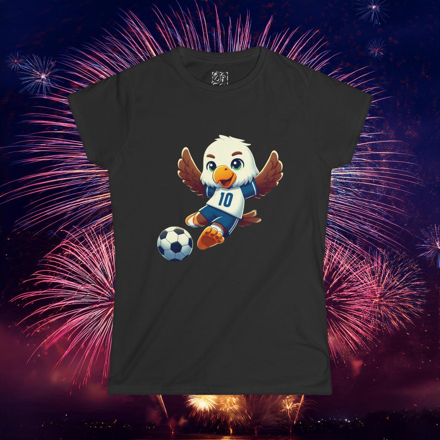 USA Soccer Little Eagle Women's Softstyle Tee