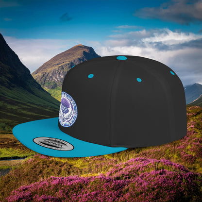 Scotland Thistle Flat Bill Snapback