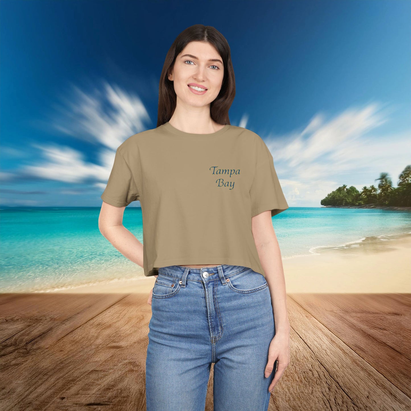 Manta Ray Women's Crop Tee